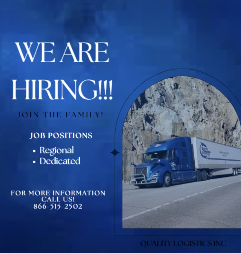 Qualityllc3340's tweet photo. Come see why our drivers call this place home !! 💙🤍🚛 https://t.co/PA3SHr4EIn