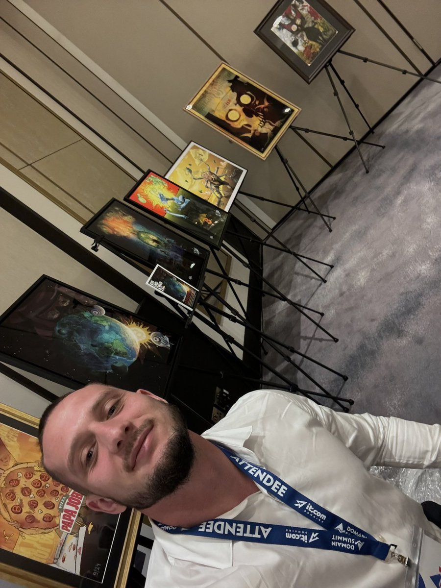 nauricc's tweet photo. Last minutes and the best feelings from exhibition at @domainsummitcom with @mx12art. But still time to check it out and to take the great feelings with you. 🤩 https://t.co/FstPZUcOTZ