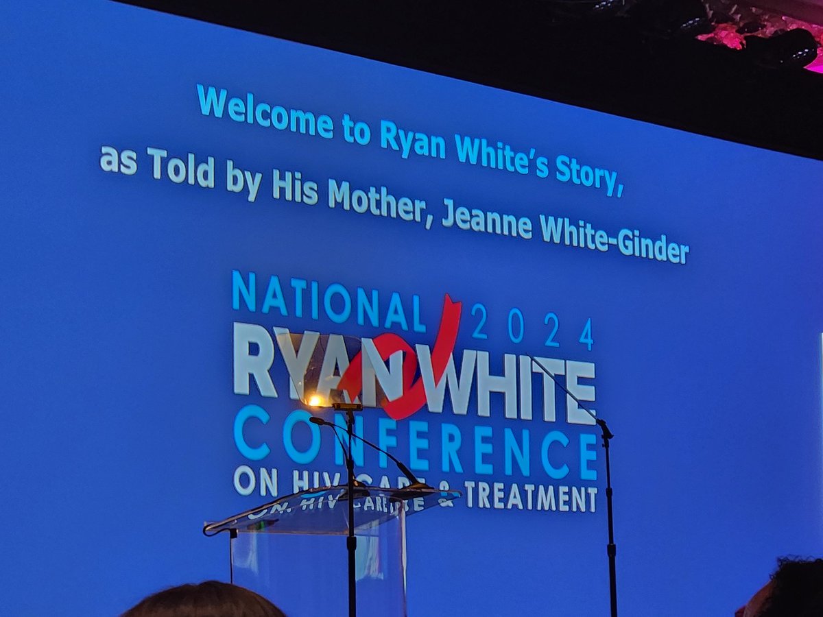 dwrosenthal's tweet photo. Remembering Ryan White and all those we've lost to HIV.  Listening to his mom, Jeanne White-Ginder #nrwc24 @HRSAgov representing Center for Young Adult, Adolescent and Pediatric HIV at Northwell Health , @NorthwellHealth, @ZuckerSoM https://t.co/cQLA6Mrama