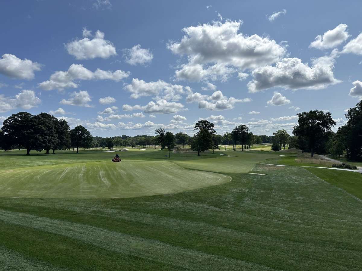 For once Mother Nature cooperating to make aeration less stressful this week!  She owes us one!