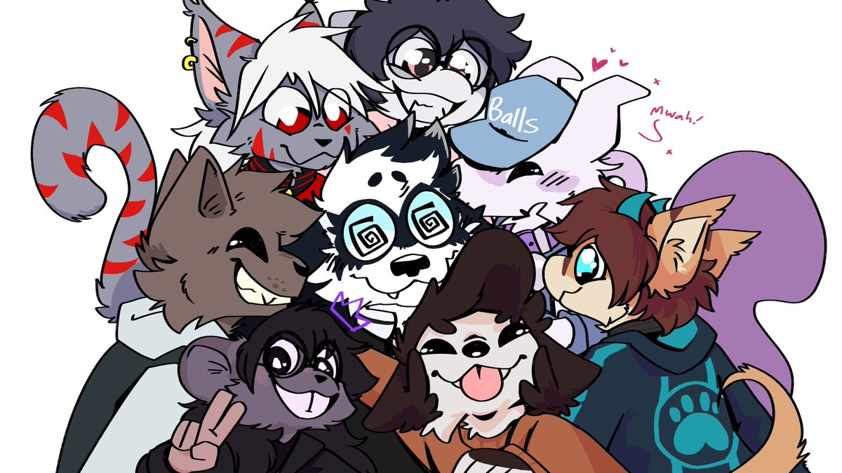 Thank you <a href="/Myuuritsu/">balls visor mewtwo</a> For getting me a lovely Birthday Art.

Featuring lots of close friends