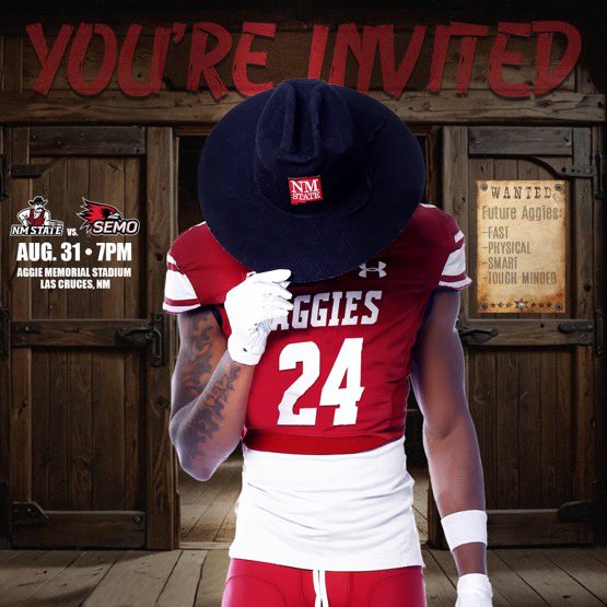 Thank you for the invite ! <a href="/NMStateFootball/">New Mexico State Football</a> <a href="/mjgaynor/">Matt Gaynor</a>