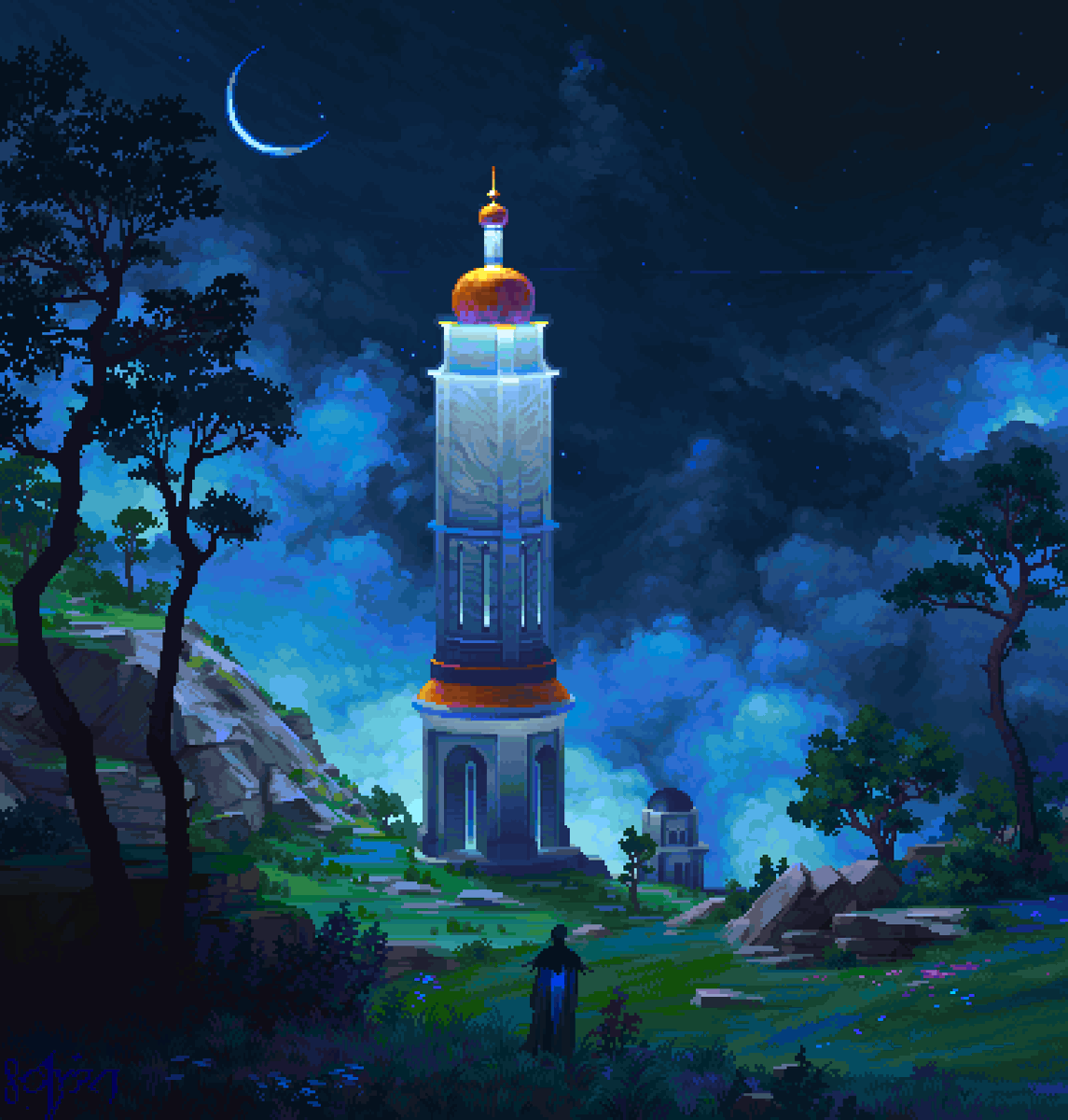 8o1y_ra's tweet photo. Hi, my name is Valerii Kim, I am 2d/3d pixel artist. Right now I'm open for comissions and job offers! 
I work with illustrations, game assets and game projects for more than a decade.

There is a link for my portfolio with much more details and contacts🍉
https://t.co/3E8tlFkTWO https://t.co/e8HCs85jND