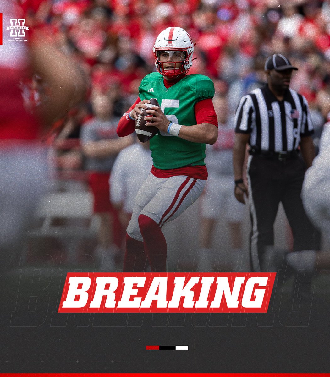𝘽𝙍𝙀𝘼𝙆𝙄𝙉𝙂: Freshman Dylan Raiola has been named Nebraska’s starting quarterback against UTEP on August 31.

#GBR | #Huskers