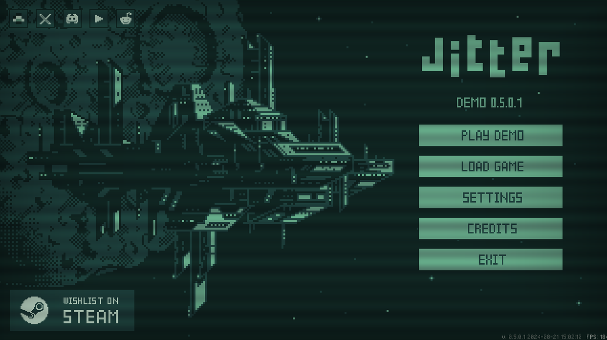 JitterGame's tweet photo. We successfully launched a demo - a significant achievement for our team! The demo includes a tutorial, a short story from the Jitter universe, and a sandbox level to explore diverse gameplay systems. Hope you will like #jittergame  #steam #IndieGameDev 👇 https://t.co/B9TMlBuWoF