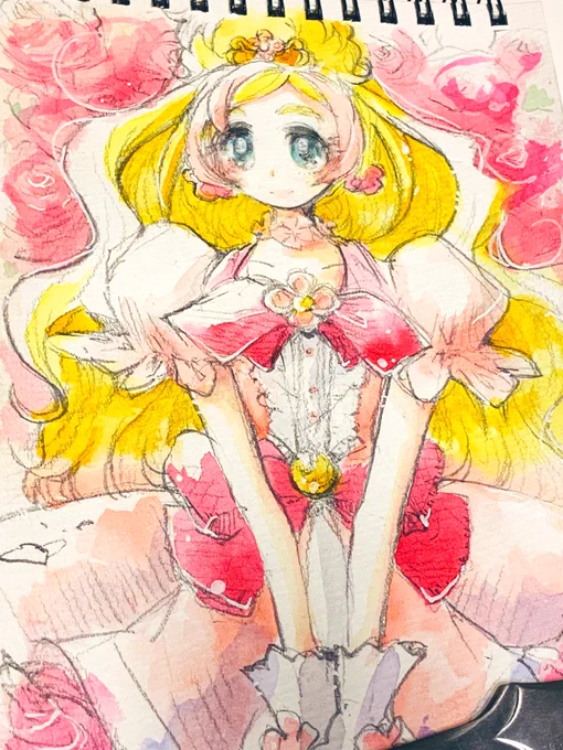 最近描けなくなっちゃったとか言いつつ描いたフローラさん 