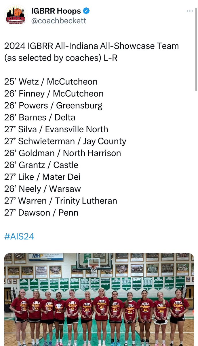 IzabellGrantz22's tweet photo. Thank you for the write-up @coachbeckett  and for hosting another great showcase.  I’m looking forward to the high school season with @CastleGBasketb1 
@IGB_Hoops @IGB16UEubanks 
@PGHIndiana @MasonHAsher 
 @JrAllStarIN @InBkAllStarClas 
@girlshoopsrecr1 @OneNationJustin https://t.co/SZjst0GZLH
