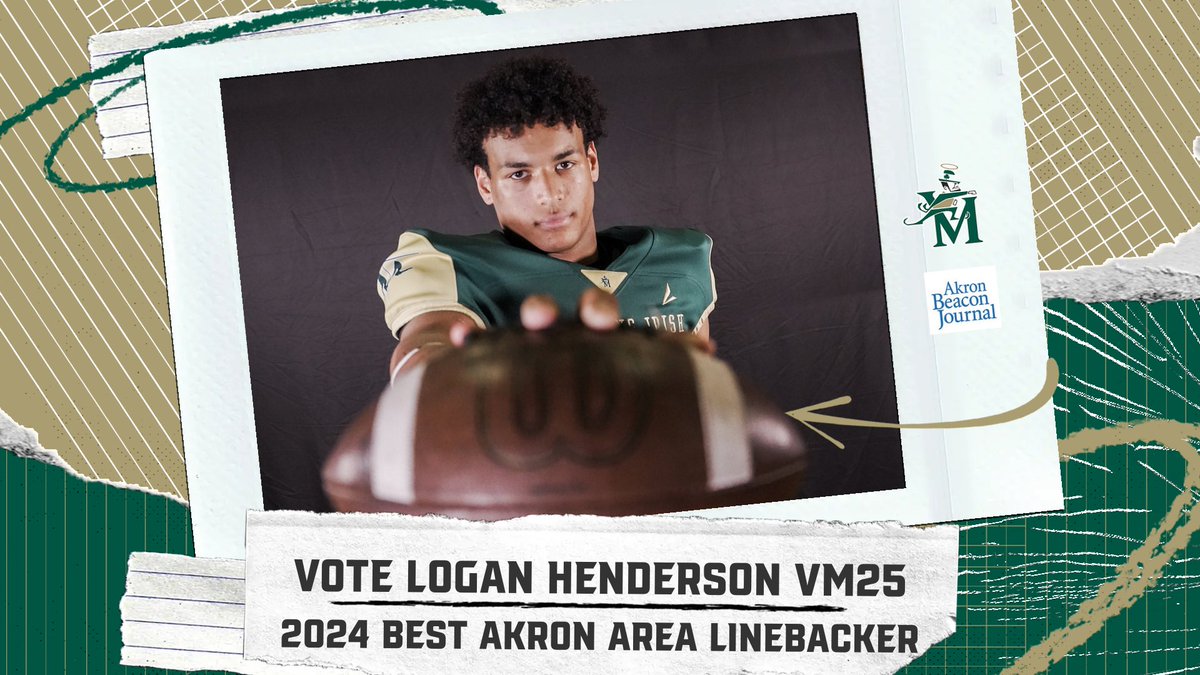 Logan Henderson VM25 has been nominated as one of the Akron area's best linebackers ahead of the 2024 football season by the Akron Beacon Journal.

Vote for Logan at the link below!⤵️
beaconjournal.com/story/sports/h…

#GoIrish ☘️🏈