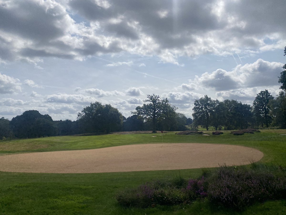 plestee's tweet image. Day 3 of Maintenance Week and the Graden work is in full flow.  2mm blade to a depth of -20mm. So far, 11 greens have been completed, with an additional sand top-up on the back 9. We've also started dressing the aprons. Great work by #TeamStoneham! #MoreSand #ThanksCraig