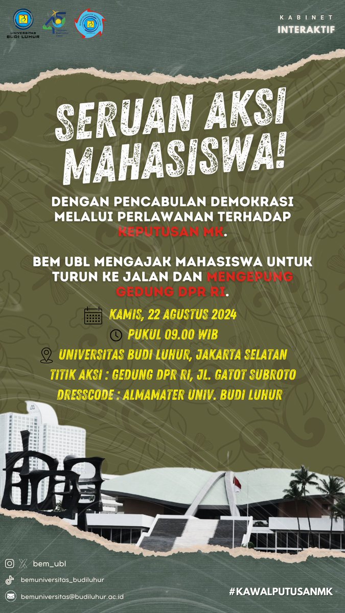 BEM Univ Budi Luhur tweet media