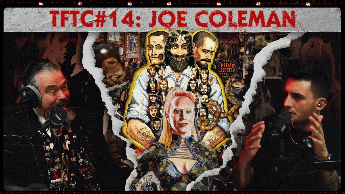 🚨 OUT NOW! Joe Coleman, the iconic artist whose work digs into the darkest corners of human existence, joins us in the Crypt to discuss everything from painting serial killers like Carl Panzram, Albert Fish, and Ed Gein, to sharing the secrets of his controversial art. Join us
