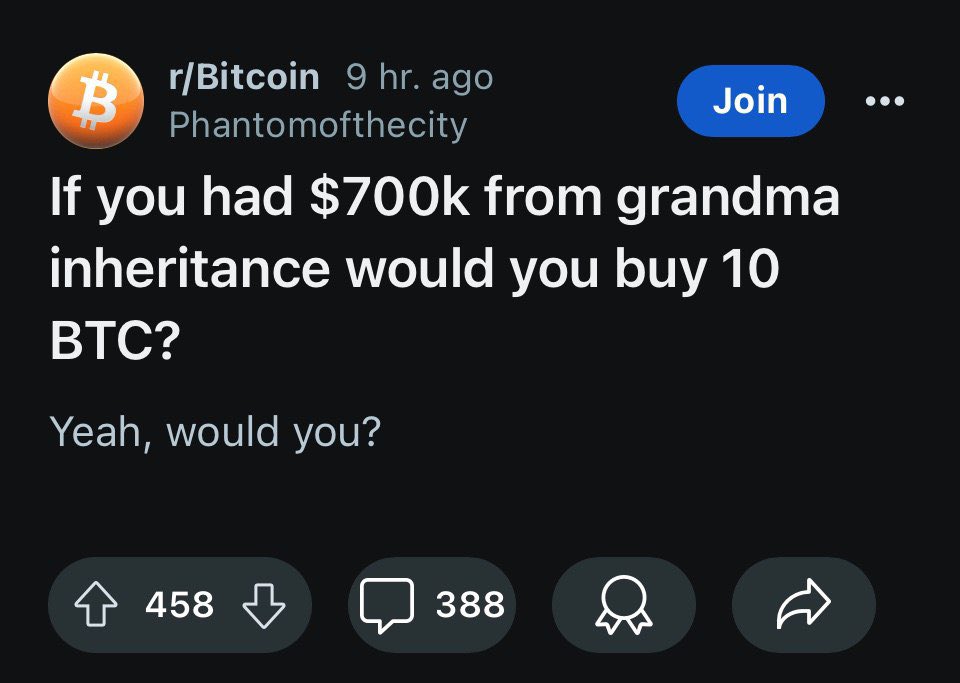 Vivek4real_'s tweet image. Would you? #Bitcoin