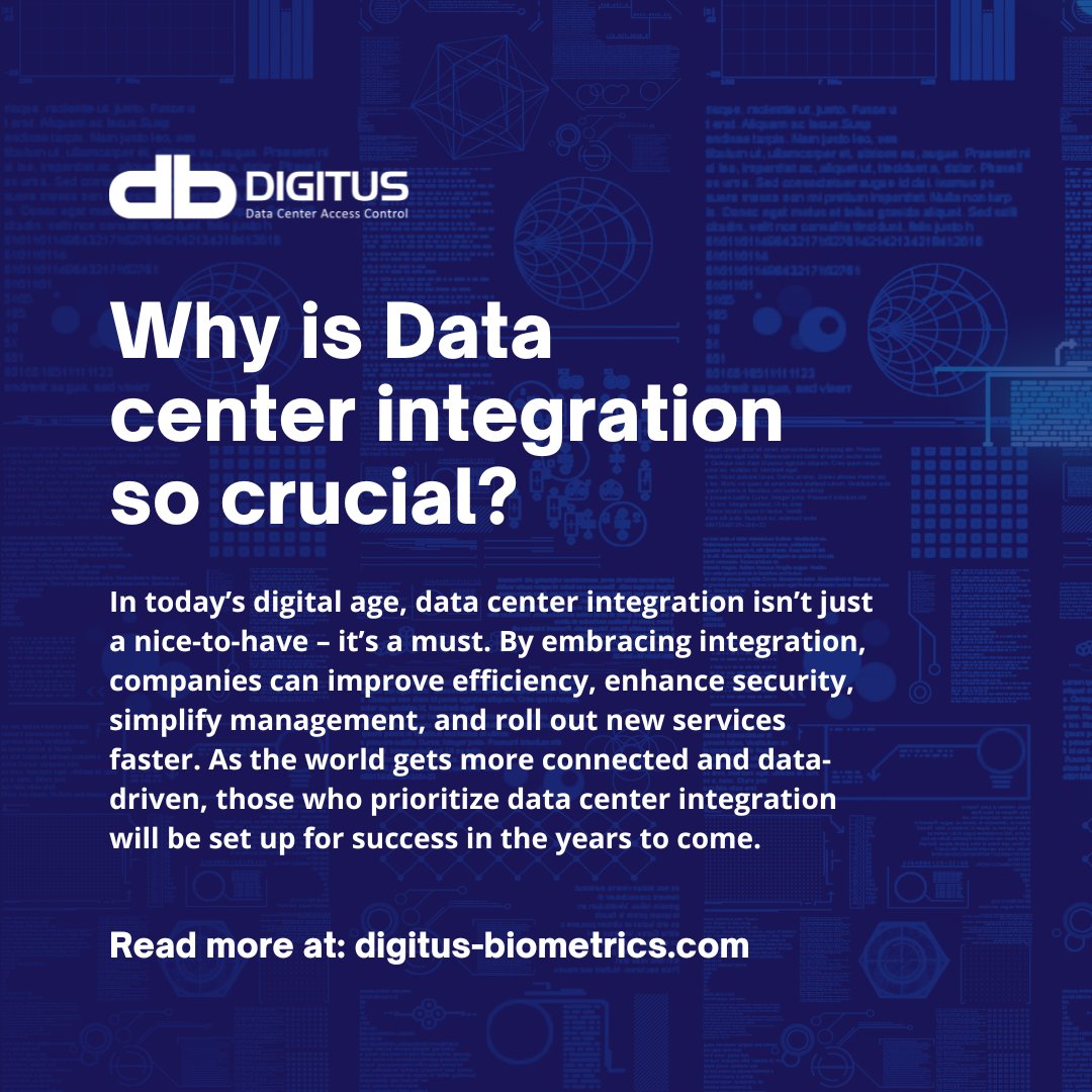 Digitusbio_'s tweet photo. Learn more about the importance of data center integration and how Digitus can help you achieve it by visiting our website: https://t.co/og8zTM2wbH 

#DataCenterIntegration #DigitalTransformation #Efficiency #Security #Innovation https://t.co/TuRBsmIY5A