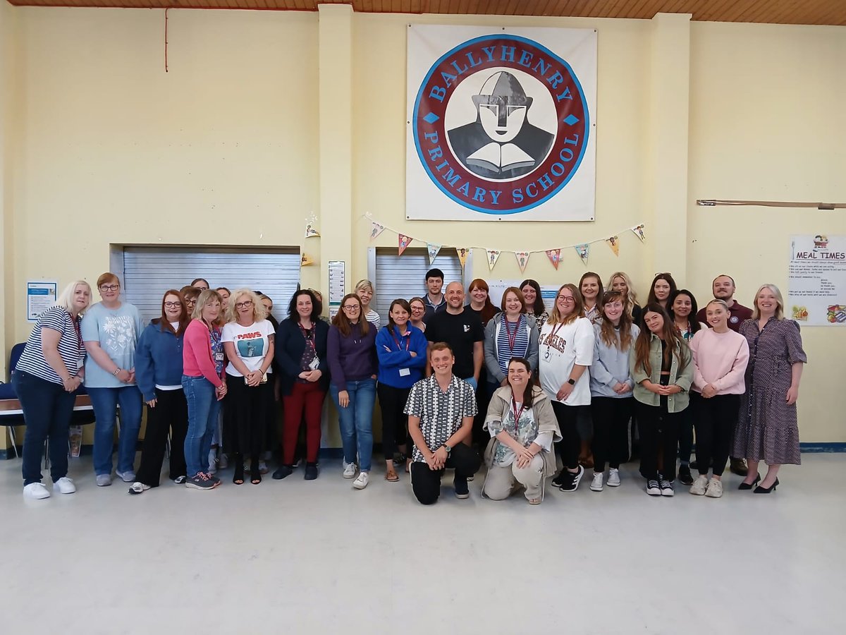 niciebelfast's tweet photo. We kicked off our staff development sessions this week with a wonderful day @BallyhenryPS. Thank you to all who participated for their enthusiasm and attentiveness. We are so excited for you as you continue on your Transformation journey.
#IntegratedEthos https://t.co/oHLCPr3enF
