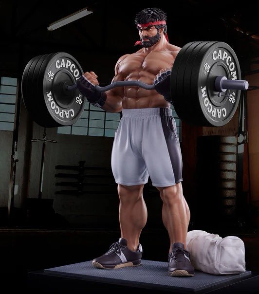 DrKuroGamer's tweet photo. Como gamer (y gaymer) y amateur del Gym, necesito y deseo esta figura de Ryu 🥵🔥

Pero si está diseñada para gente con mucha solvencia económica. https://t.co/jNRQHYqDSt