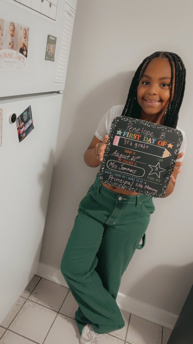 Penelope’s first day of 3rd grade is today! I have no idea where time has gone! 😩