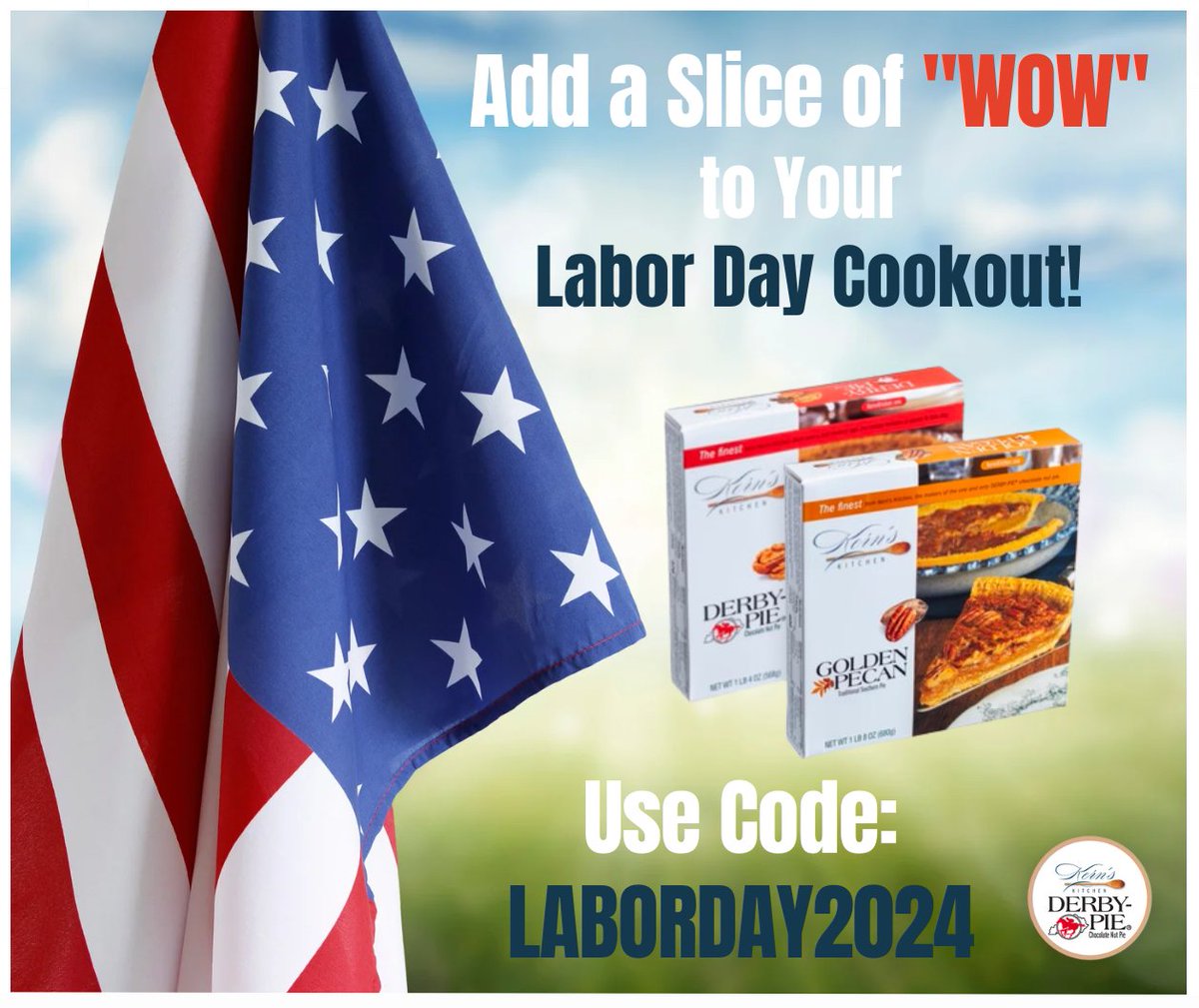 Celebrate the end of summer with Kern's Kitchen at your Labor Day Cookout! Your guests will love our fresh and delicious pies to sweeten up the festivities. Order yours today and make the holiday weekend one to remember!