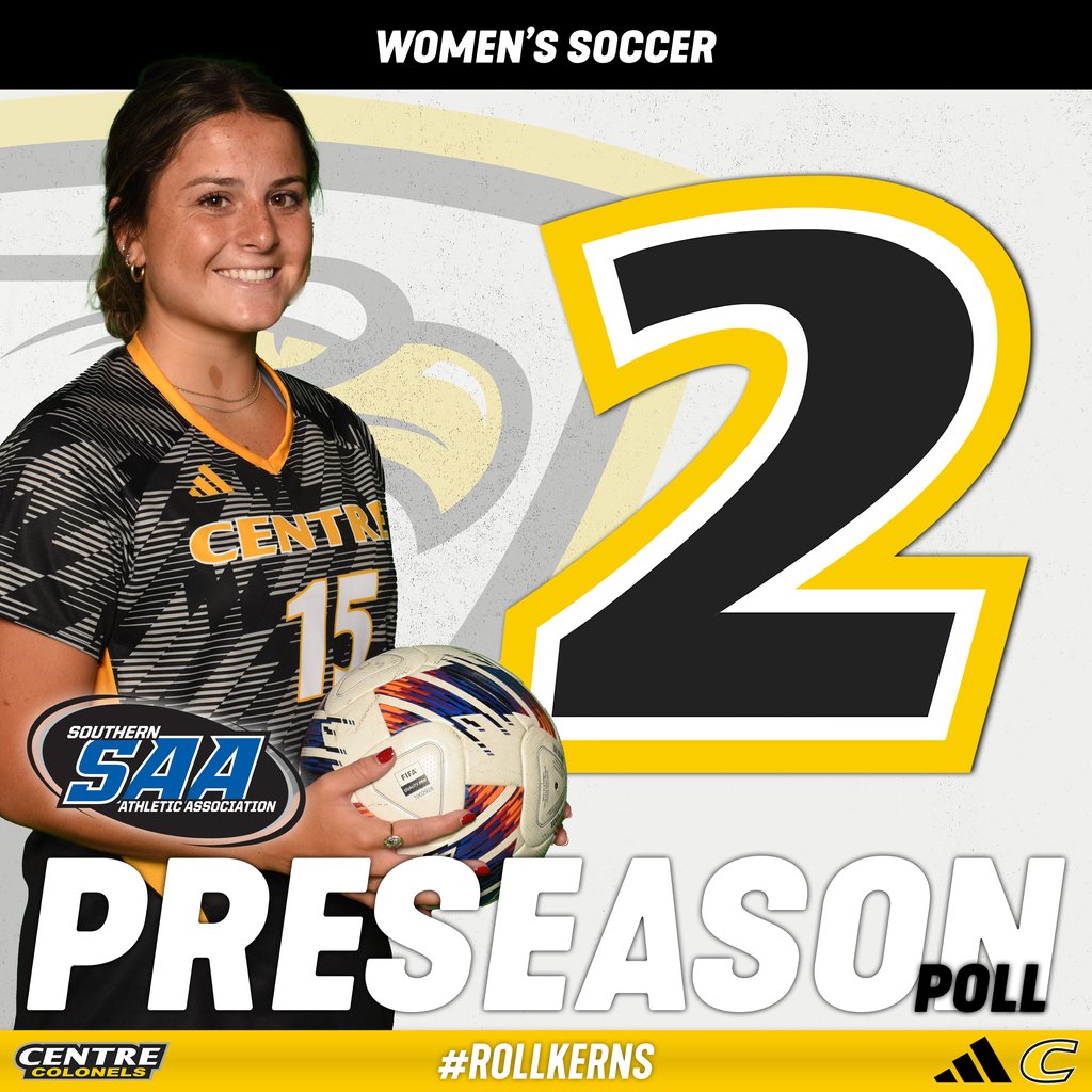 ⚽️ | <a href="/CentreWSoccer/">Centre Women's Soccer</a> received three first-place votes en route to the no. 2 spot in the 2024 SAA preseason poll! #RollKerns

centrecolonels.com/news/2024/8/21…