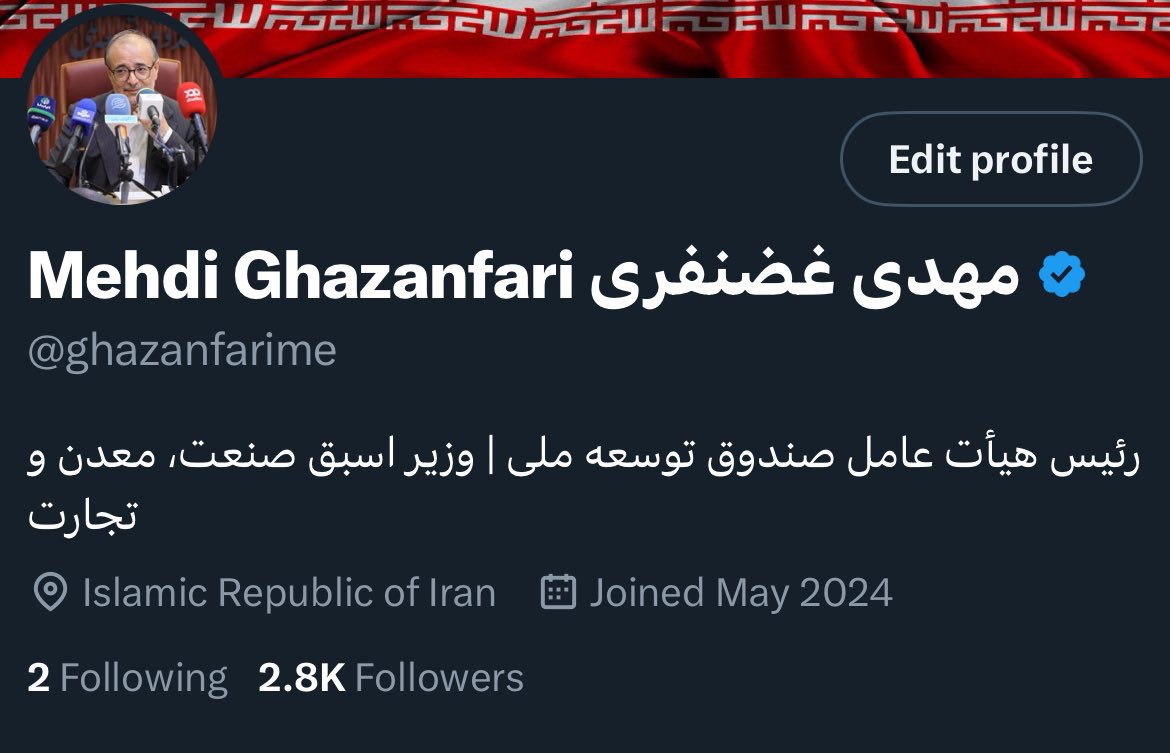 اکانت اصلی : <a href="/ghazanfarime/">Mehdi Ghazanfari مهدی غضنفری</a>