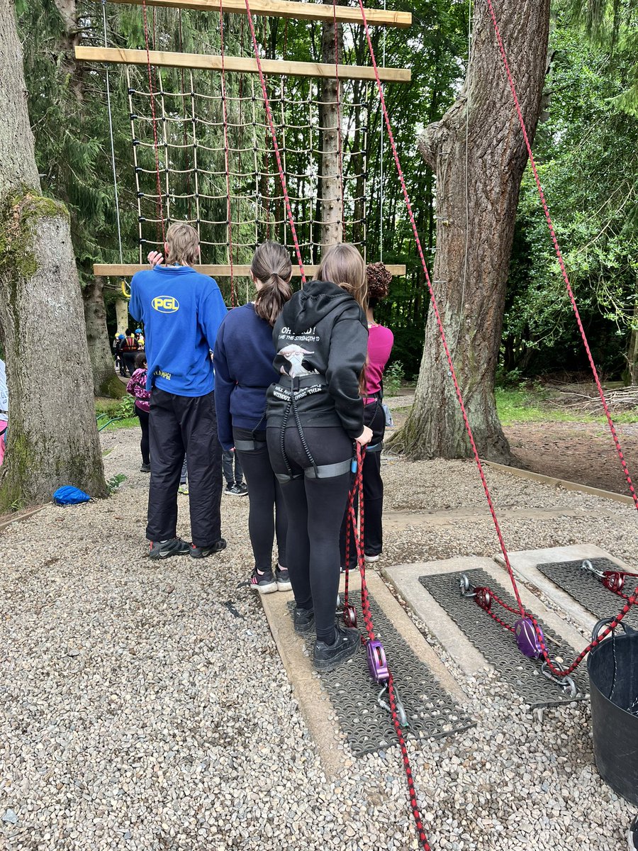 Another fantastic day at Outward Bound! Our pupils are honing their problem-solving and communication skills. The Vertical Challenge was a big hit today!