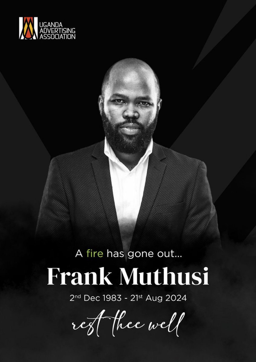 fatcatspod's tweet photo. We lost a very special person today.

Frank Muthusi; An avid listener, a friend of the podcast, a rugby fan with unmatched passion &amp; a pioneer in the marketing space. 

Dear Frank, we'll hold on to the great conversations &amp; memories. 

May you rest in peace 🙏🏽🏉

#FatCatsPod https://t.co/FNqLiXy9Mh