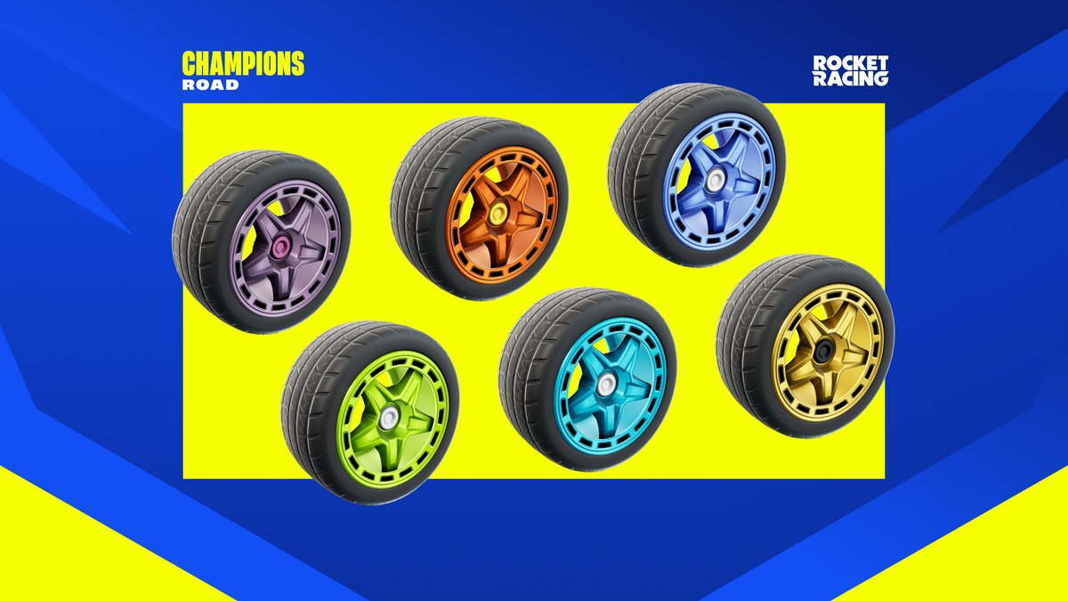 It's day 1 of the Rocket Racing’s Champions Road Quests: unlock the Starchain Wheels with 14 color variants!

HAVE FUN 🚗