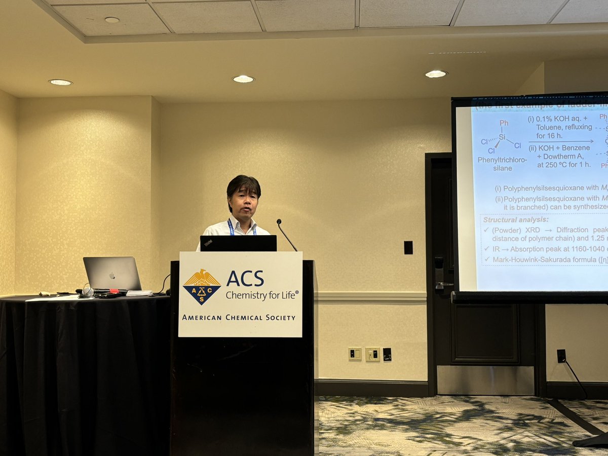 Prof. Kaneko from Kagoshima Univ giving ladder siloxane lecture!
<a href="/TheFangGroup/">Lei Fang TAMU</a> <a href="/YanXiaLab/">Yan Xia</a>