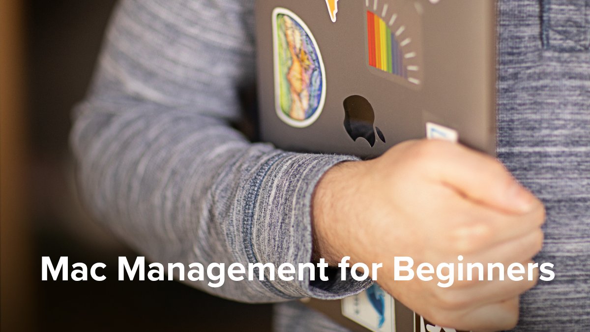 Our webinar, Mac Management for Beginners, will cover:

✔️ A high-level overview of Mac and macOS management
✔️ Introduction to key Apple services and programs
✔️ Best practices for deployment, app management, and device security

Register here: ow.ly/x5Mn50T3bcX