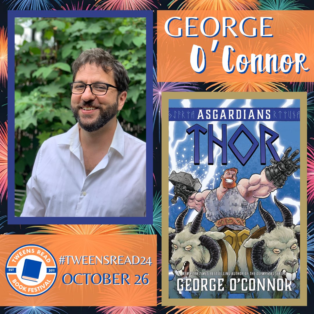 An Olympic sized message incoming! We are thrilled to announce that the mighty George O'Connor is joining the #TweensRead2024 lineup in Houston, Texas for our book festival! @GeorgeTheMighty <a href="/01FirstSecond/">First Second</a>