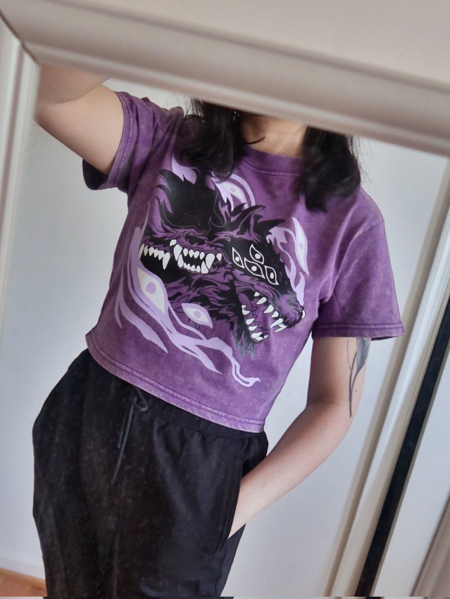 _cdra's tweet photo. pressed shadowkeeper onto a cropped tee and it kinda rips https://t.co/01QbS65j3n