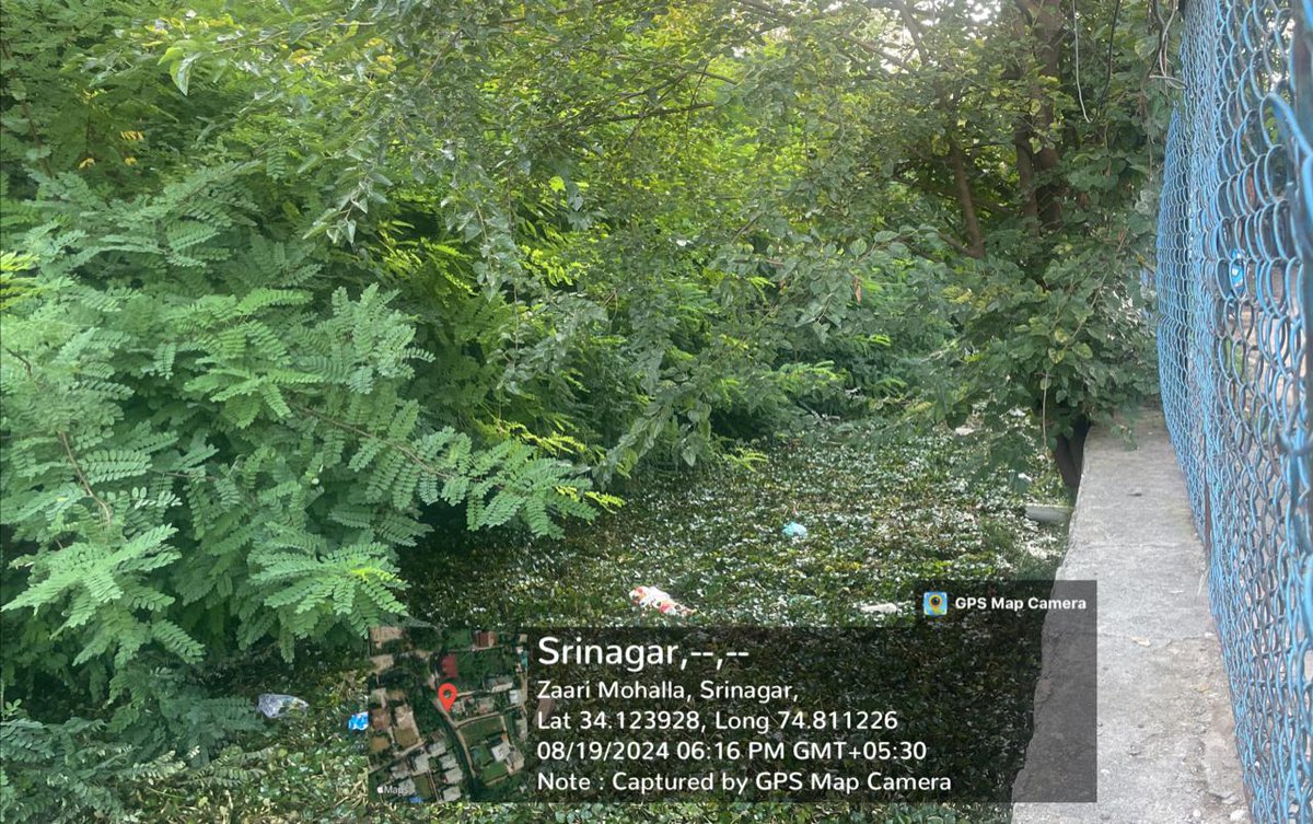 Thick mats of weed in Nallah Amir Khan near Zari Mohalla Botakadal blocking the outflow of water from Nageen Lake besides resulting in accumulation of waste and causing bad odours in the area; no action being taken by LCMA.
<a href="/OfficeOfLGJandK/">Office of LG J&K</a> 
<a href="/DivComKash/">Divisional Commissioner Kashmir</a> 
<a href="/JKSocialActive/">J&K Social Active Watch</a>