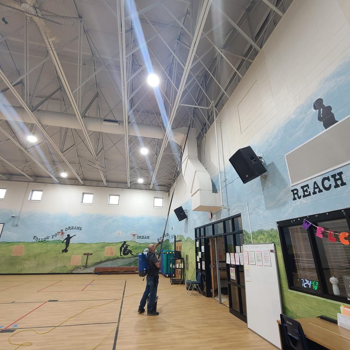 Wilson Creek ES (@wilsoncreekes) on Twitter photo Thank you Mr. Mo for always keeping our school so clean! High dusting in the gym is not easy! You always go above and beyond! #workhardplayhard <a href="/FultonCoSchools/">FultonCountySchools</a> @WCES_AP Thank you Mr. Mo for always keeping our school so clean! High dusting in the gym is not easy! You always go above and beyond! #workhardplayhard <a href="/FultonCoSchools/">FultonCountySchools</a> @WCES_AP