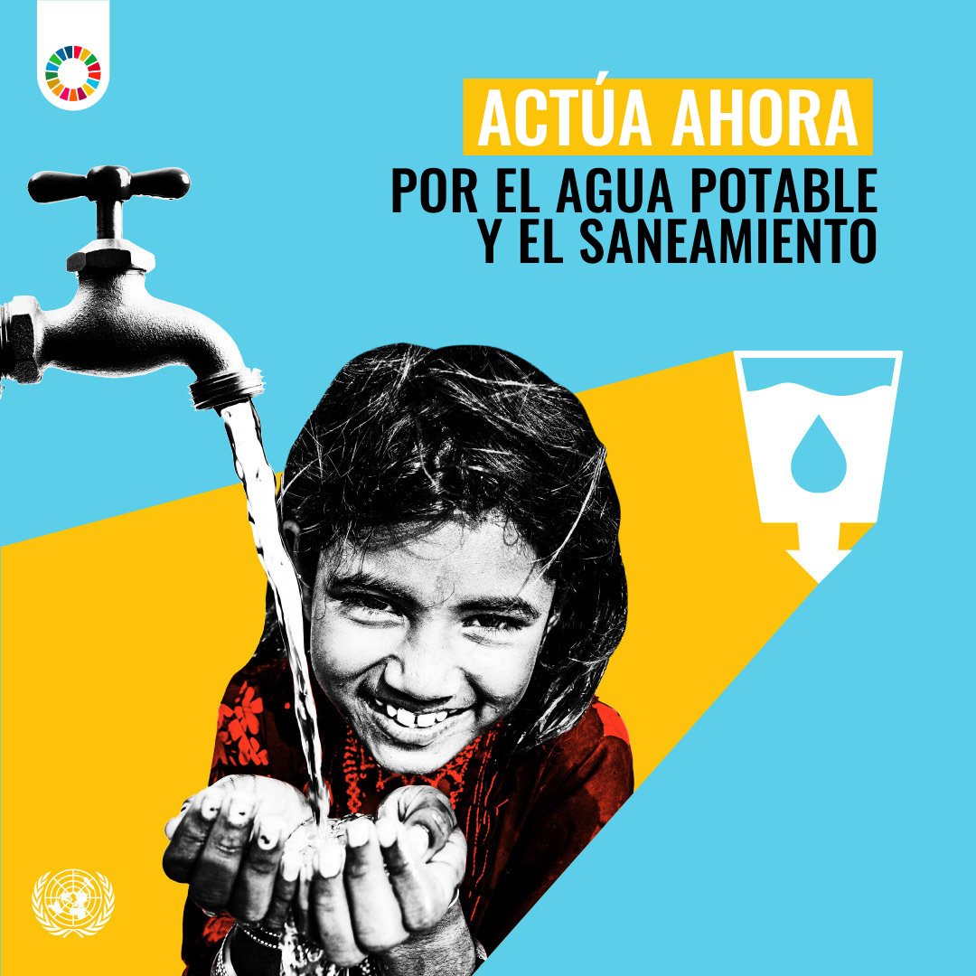 El agua es un derecho, no un privilegio.

Sin embargo, 2.000 millones de personas todavía no tienen acceso a agua potable y al saneamiento.

Los #ObjetivosMundiales quieren garantizar el acceso al agua y saneamiento para todos. un.org/sustainabledev…