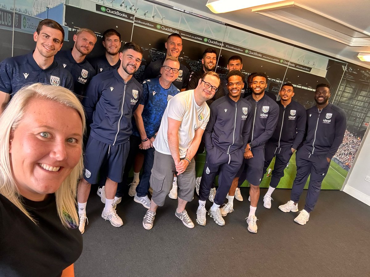 WBALGBT's tweet photo. 🤝 Yesterday we were invited by @WBAFoundation to attend the launch of the #PLFansFund. 

We spent the afternoon with @WBA men’s first team &amp; the inspiring @WBABlind, joined by @Allaccessalbion and Go Local Community groups.

#WBA | #ProudBaggiesFC https://t.co/HrvYEgD1k0