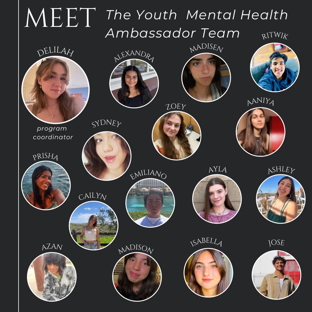 Meet our incredible Youth Ambassadors! These passionate young leaders are the voice for mental health in our community, advocating for awareness, support, and change. Together, they are making a difference, one conversation at a time. 

#Youthvoice #childhoodmatters