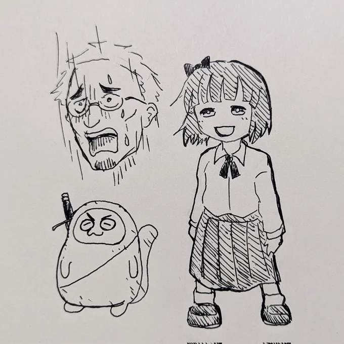 吸血鬼すぐ死ぬの推しキャラです
アニメ未登場のアルコちゃんとタマシングおじさん 
