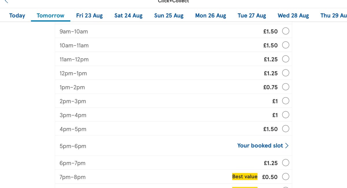 wilsuthers's tweet photo. @Tesco - Is there an issue with the click and collect via the app? I keep getting bounced to this page image 1 and then when I go to the booking page my slot is still in place? https://t.co/PUEAr3i4B4