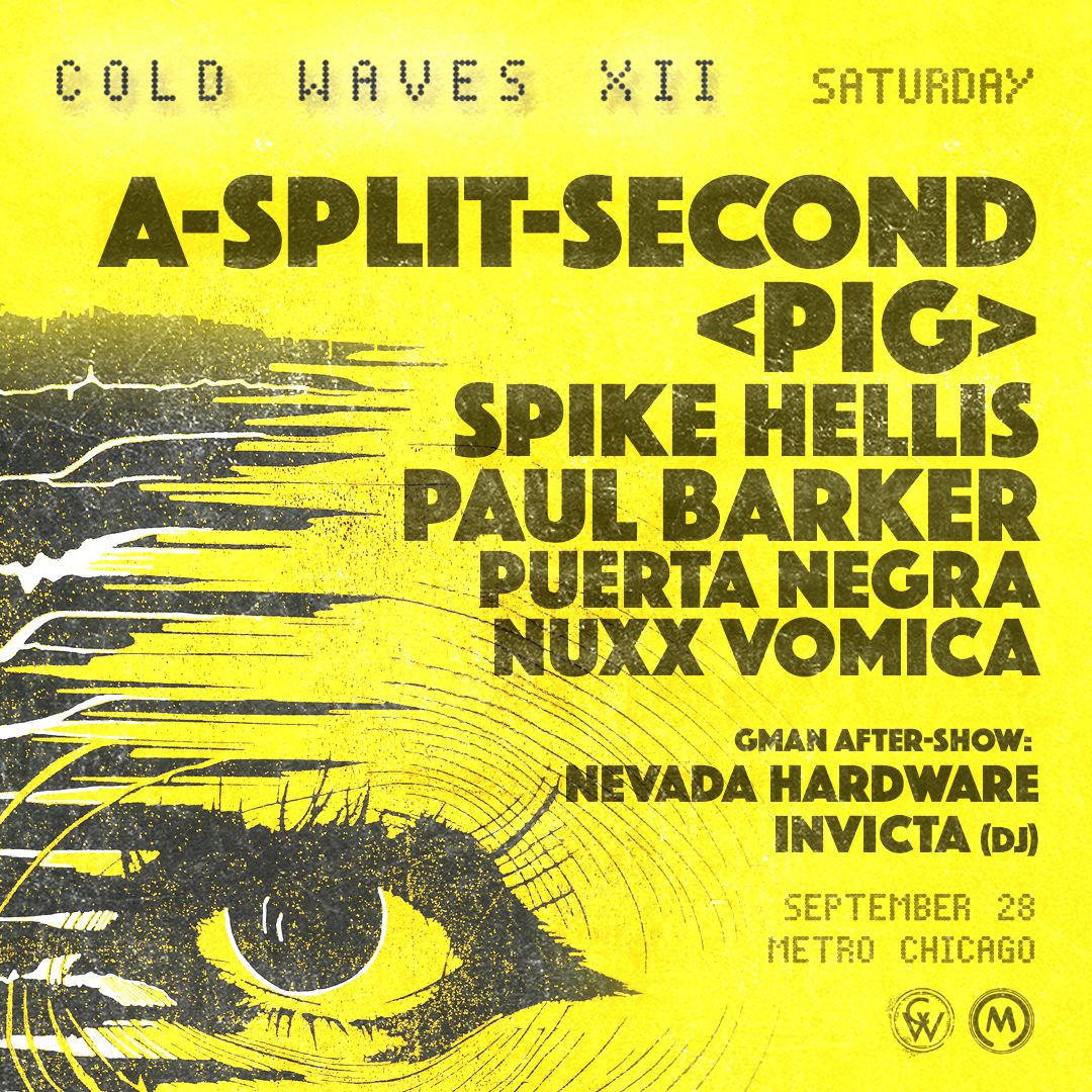 Announcement!  Paul Barker moved to the CW Chicago Main Stage (get well soon Chris), so we're filling in for the free Gman after-show on Saturday (9/28).  See you there!