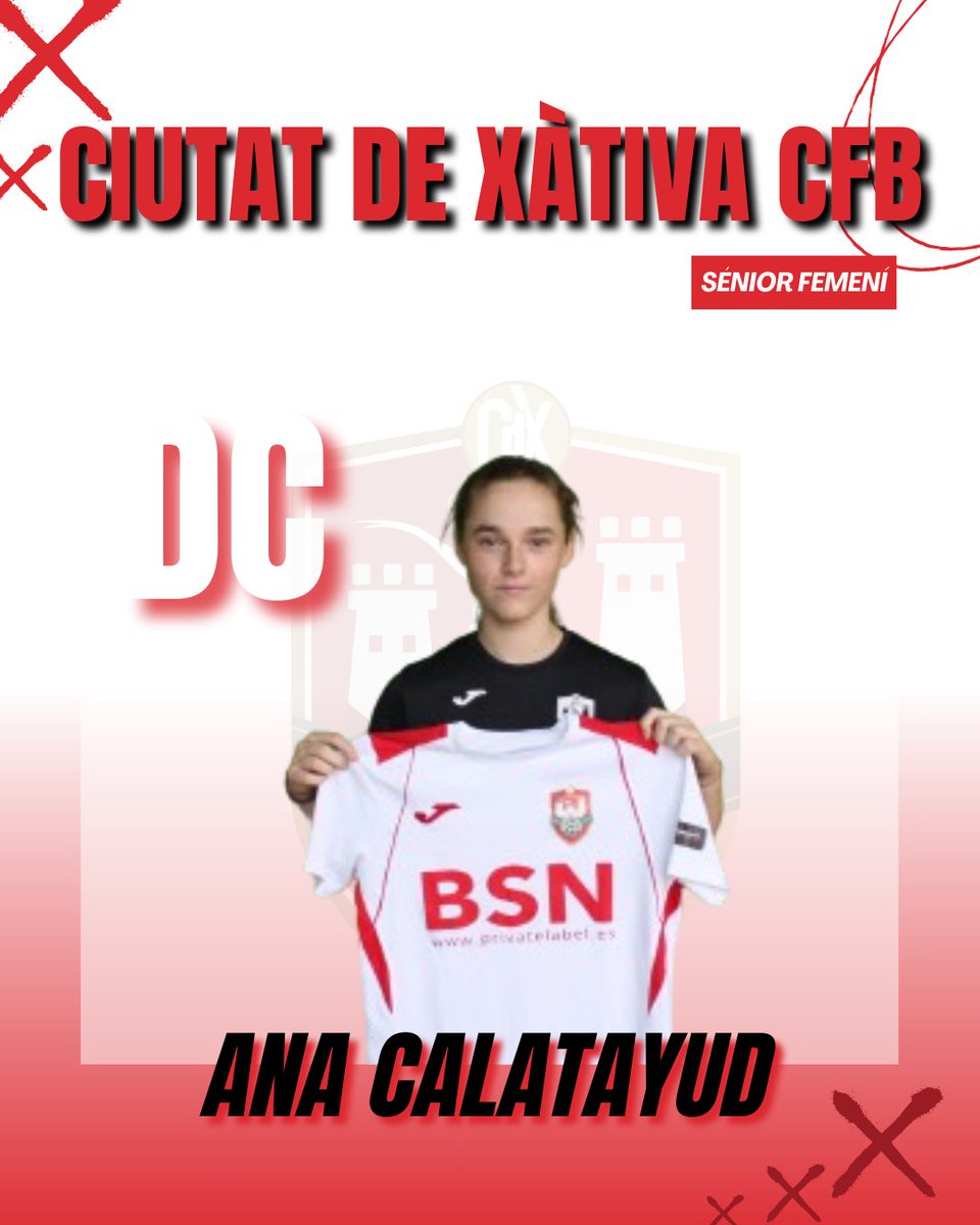 ⚽️ Més presentacions de jugadores del #CDXSéniorFem

🚺 𝐌𝐚𝐫𝐢𝐚 𝐒𝐚𝐧𝐜𝐡𝐢𝐬
🎯 DC / EXT
🗓 22 anys
⚪️🔴 8a temporada al CDX

🚺 𝐀𝐧𝐚 𝐂𝐚𝐥𝐚𝐭𝐚𝐲𝐮𝐝
🎯 DC / MCO
🗓 17 anys
⚪️🔴 3a temporada al CDX

#CDX24_25 #JuntsCapAlFutur