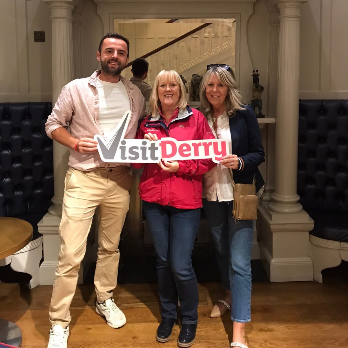 Visit Derry News (@visitderrynews) on Twitter photo We were delighted to host Dee & Andrew from <a href="/ritvacations/">RIT Vacations</a> in the city this week for site visits of a number of local hotels.
We look forward to working with the team from RIT Vacations, welcoming some of their tour series to the city in the future!
#VisitDerry #RITVacations We were delighted to host Dee & Andrew from <a href="/ritvacations/">RIT Vacations</a> in the city this week for site visits of a number of local hotels.
We look forward to working with the team from RIT Vacations, welcoming some of their tour series to the city in the future!
#VisitDerry #RITVacations