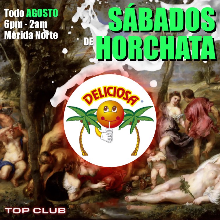 ClubTopMerida's tweet photo. Ya es 
SÁBADO DE HORCHATA DELICIOSA
🔥💚🥛⭕️🥛💚🔥
Ven a conocernos!! Un lugar sin igual en la Ciudad!!

Mérida Norte, manda whats para + info
https://t.co/9yvR8dgVDW https://t.co/zTXXQ5dbpc