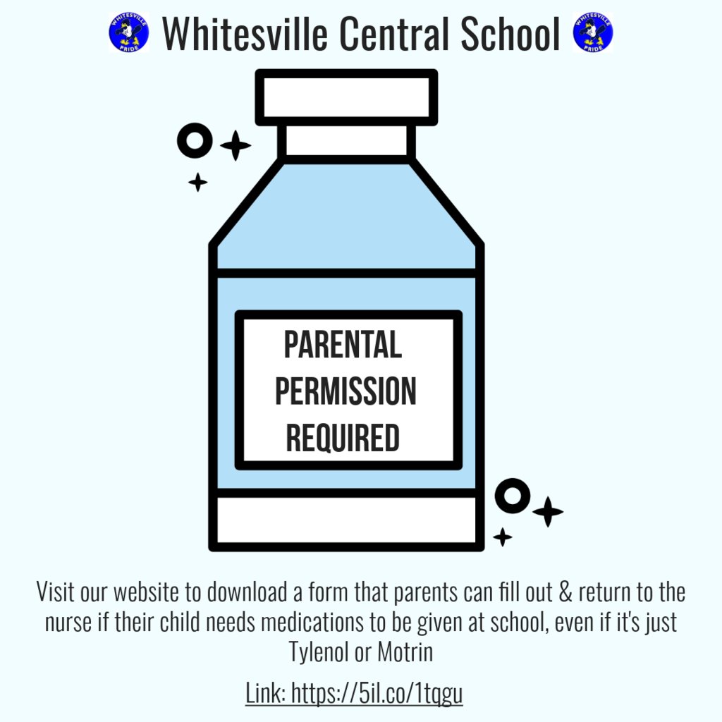 An important reminder about medications at school.