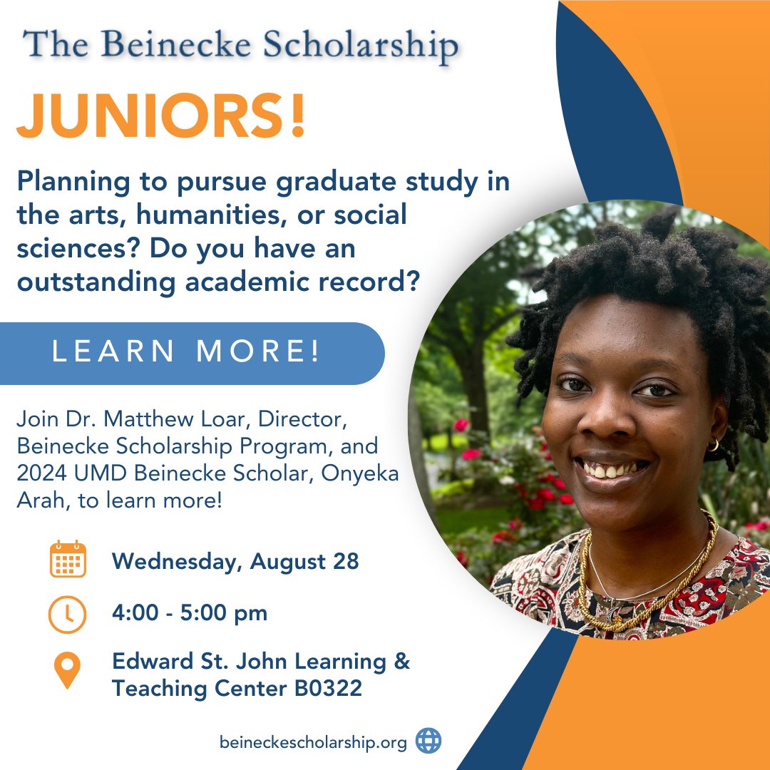scholarships (@nso_umd) on Twitter photo Join us next week! RSVP here: docs.google.com/forms/d/e/1FAI…
<a href="/umd_arhu/">Maryland Arts & Humanities</a> <a href="/bsosumd/">BSOS @ UMD</a> Join us next week! RSVP here: docs.google.com/forms/d/e/1FAI…
<a href="/umd_arhu/">Maryland Arts & Humanities</a> <a href="/bsosumd/">BSOS @ UMD</a>