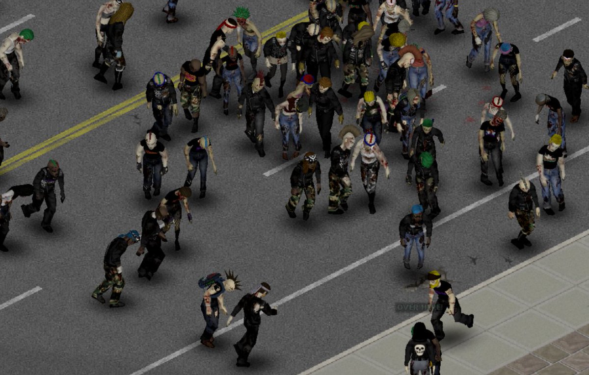 Outbreak at a #ProjectZomboid punk concert🤘