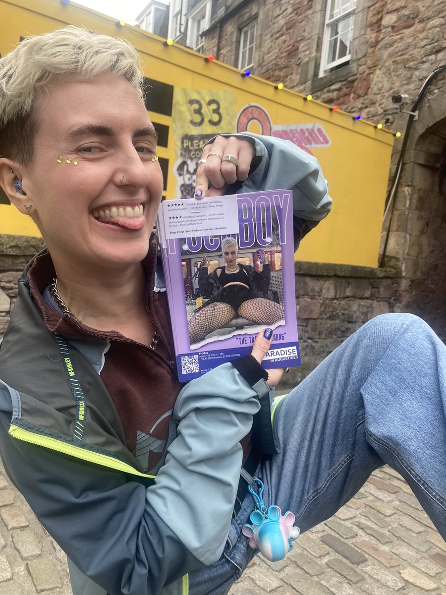 Fuckboy @ Ed Fringe 2024 (@fckboy_the_play) on Twitter photo flyering in pleasance courtyard, come say hi!!!!! 🥰🥰🥰
Still tickets available for tonight’s show at 10:45pm! <a href="/ParadiseGreenUk/">Paradise Green</a>
tickets.edfringe.com/whats-on/f-ckb… flyering in pleasance courtyard, come say hi!!!!! 🥰🥰🥰
Still tickets available for tonight’s show at 10:45pm! <a href="/ParadiseGreenUk/">Paradise Green</a>
tickets.edfringe.com/whats-on/f-ckb…