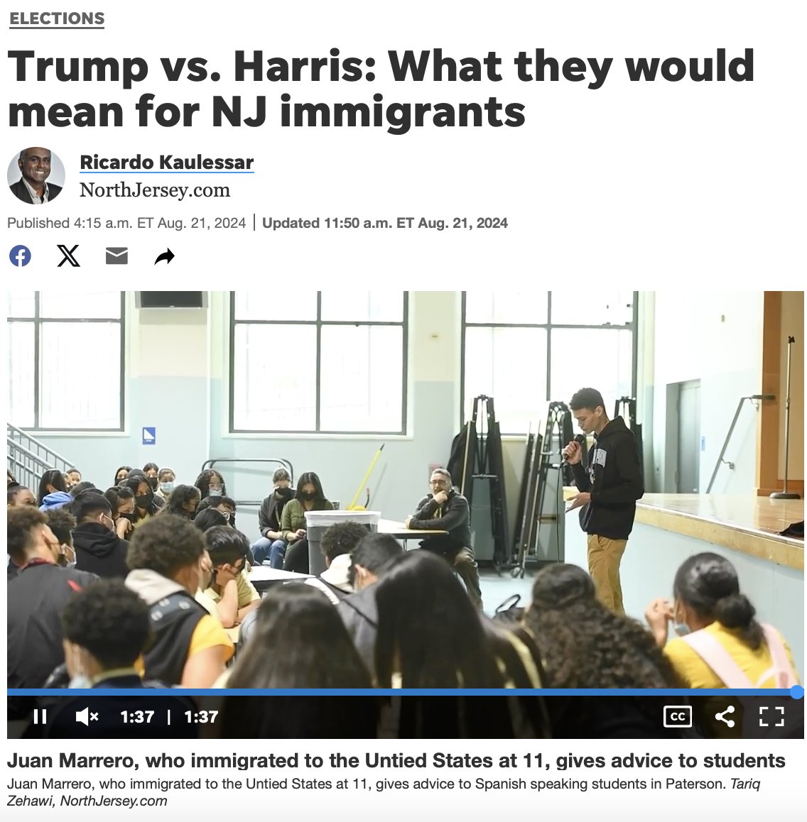 Faith In New Jersey (@faithinnj) on Twitter photo Trump vs. Harris: What they would mean for NJ immigrants
Charlene Walker weighted in on what this election could mean for our immigrant communities
northjersey.com/story/news/pol… via <a href="/northjersey/">NorthJersey.com</a> Trump vs. Harris: What they would mean for NJ immigrants
Charlene Walker weighted in on what this election could mean for our immigrant communities
northjersey.com/story/news/pol… via <a href="/northjersey/">NorthJersey.com</a>