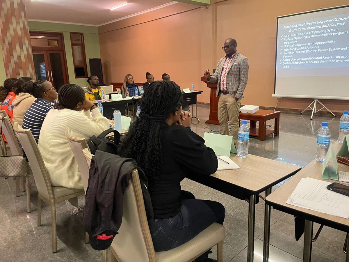 DeoChambi's tweet photo. Learning has never exhausts the mind! Infacts staying updated with digital skills is not just an advantage! Its a necessity:
::
::
TRAINING: Digital Resilience
 to Women HRDs powered by @thrdcoalition n @piafrica_hub https://t.co/dl0VxdkMsy