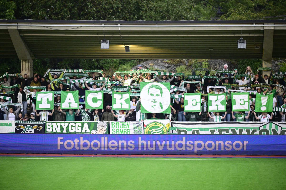 Kvällens tifo 💚

#HIFBKH | #Bajen