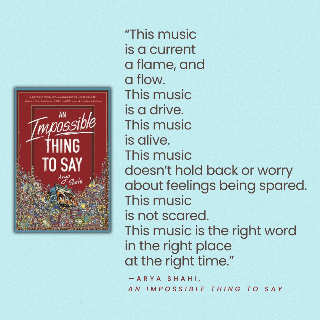 A boy who struggles with words discovers the power of self-expression through rap music in Arya Shahi’s novel-in-verse, AN IMPOSSIBLE THING TO SAY. Allida’s first YA novel received three starred reviews and was a Horn Book Fanfare title!
