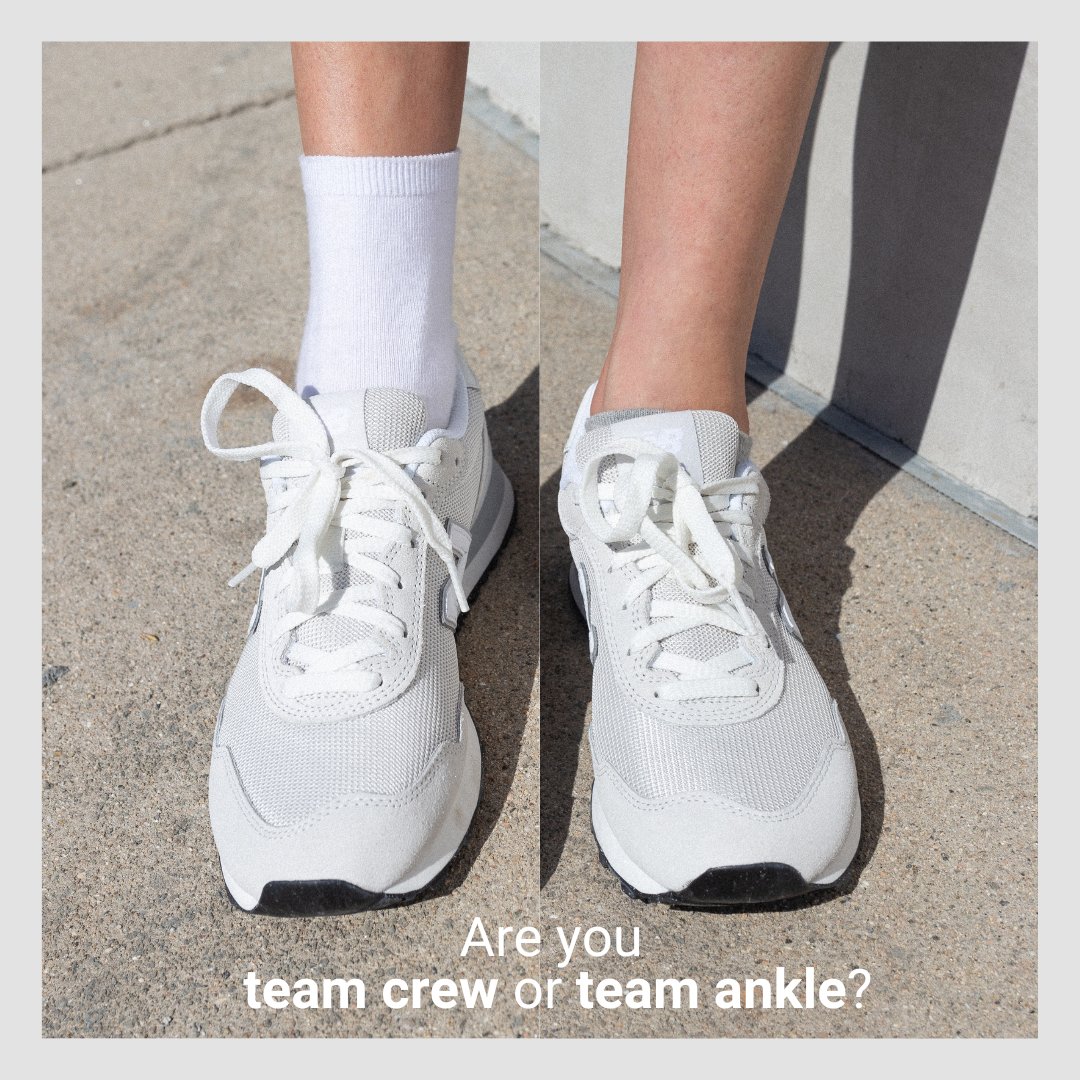tabio_usa's tweet photo. Are you team crew or team ankle?  Whether you're embracing the crew sock trend like Billie Eilish or holding onto your trusty ankle socks like Jennifer Lawrence, we want you to tell us :)

#Tabio #TabioUSA #StepBeyond #UltimateComfort #HighestQuality #SocksStyle #FashionSocks https://t.co/MS0A1wtAiF